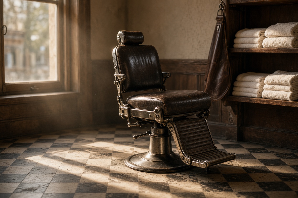 Fenwick & Tallow Barbers at work